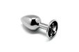 Alive Mini Metal Butt Plug Anal Pleasure Black L