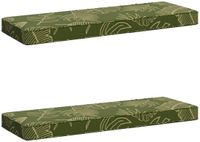 vidaXL - Ensemble de coussins de canapé VUGHT - Design de feuilles