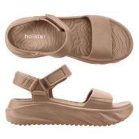 Holster Cloudnine HST447 Dames Sandalen Platte Sandalen Dierenprint Natuurlijk