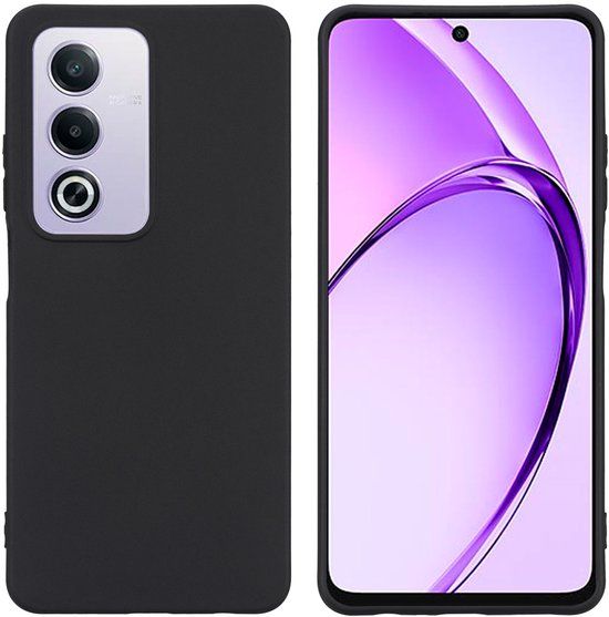 imoshion Color Backcover - Zwart - Geschikt voor Oppo A80 (5G)