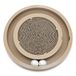 Best Pet Supplies Scratch and Spin Cat Scratcher Pad met interactieve draaiende ballen voor actief spelen, natuurlijk gerecycled golfkarton, ondersteunt het gedrag van huisdieren, verlicht stress