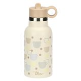 THUN - Thermosfles - roestvrij staal, PP, siliconen - collectie Baby Dolce Fattoria - Ø 7,2-18,7 cm h