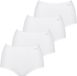 sloggi Maxislip Pure Comfort Maxi Vrouwen Wit Effen Katoen/Elastaan M