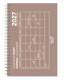 Quo Vadis Agenda 2027 kalender agenda 24 ml Oslo kalender Marron 16x24 cm