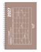 Quo Vadis Agenda 2027 kalender agenda 24 ml Oslo kalender Marron 16x24 cm