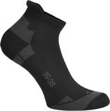 normani 6 paar Coolmax-sneakersokken met comfortabele hiel, zwart, maat 43-46