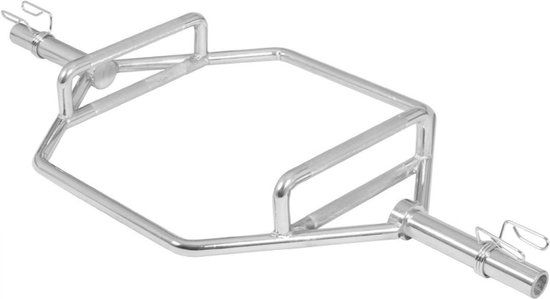 Gorilla Sports Trap Bar - Hex Bar - 50/51 mm - 270 kg - Chroom