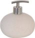 MSV Manali Zeepdispenser - Wit/Beige - Kunststof