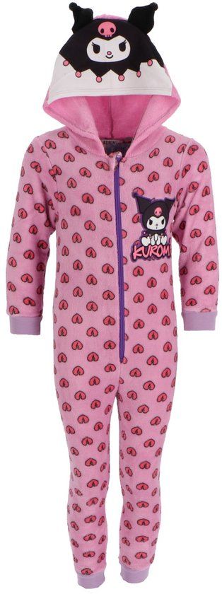 4KidsOnly Mister License Kuromi Onesie - Maat 110/116 - Polyester - Pyjama - Paars