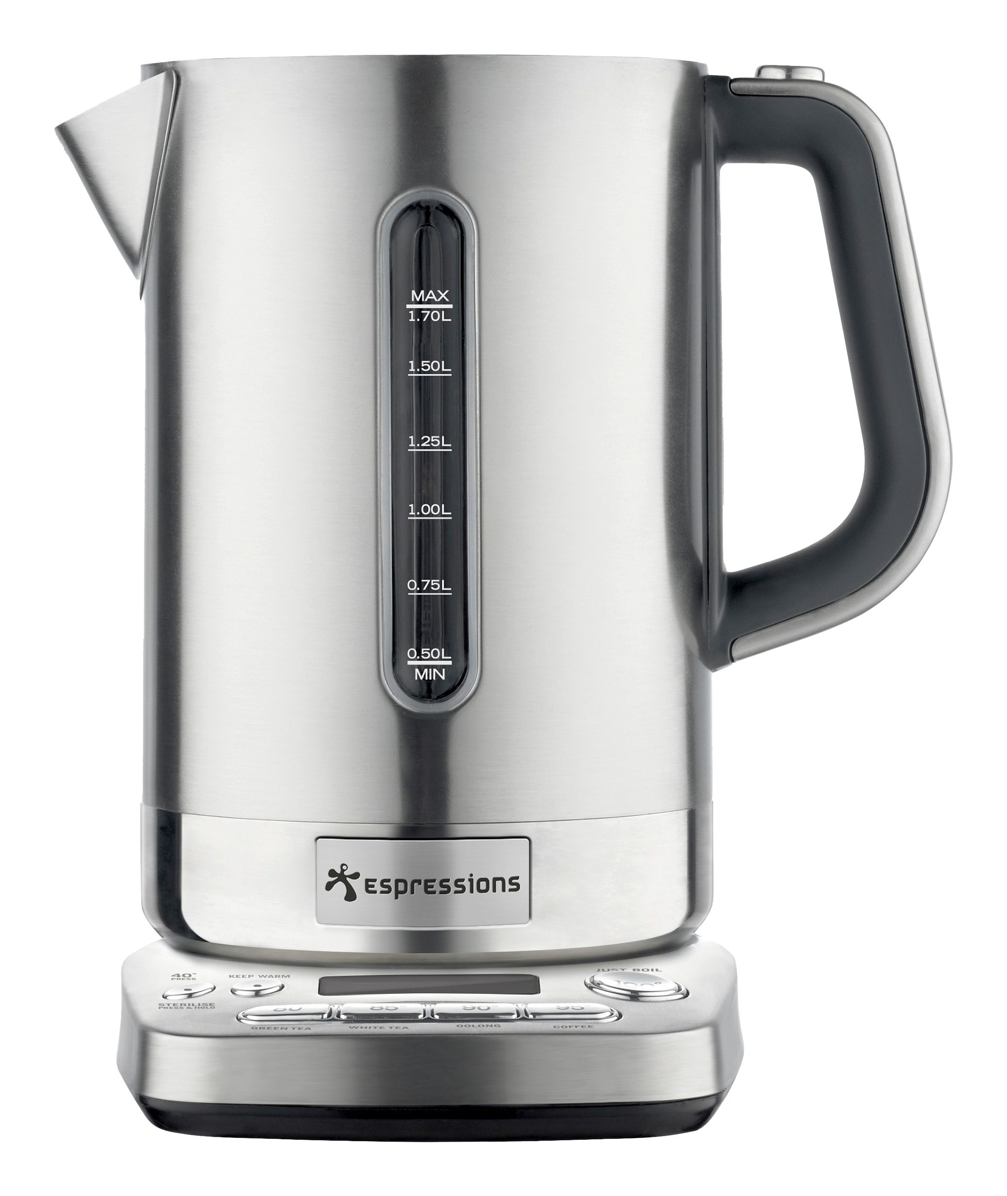 Espressions EP9650 Smart Kettle - 1.7L - RVS - Zilver