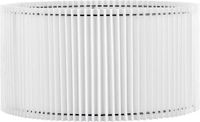 Home Sweet Home Papieren Gevouwen Lampenkap - Cilindrisch - Wit - ø50 x 25 cm - E27 fitting