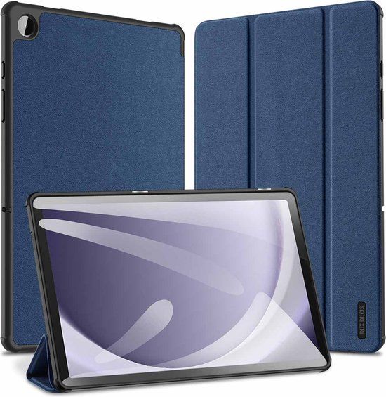 Dux Ducis Domo Tri-fold Case - Samsung Galaxy Tab A9 Plus 11 inch - Dark Blue