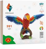 Alexander 3D Model Origami Papegaai- Papier