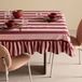 NOUS Living nappe en coton Tess - rose