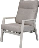 AVH-Collectie Vegas lounge tuinstoel verstelbaar aluminium latte