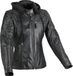 DIFI Jolene 2, veste de moto femme, cuir, noir, taille 5XL