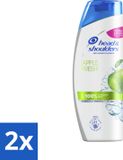 Head & Shoulders Apple Fresh Shampoo - 400 ml - 2 Pack