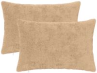 vidaXL Housse de coussin crème satin de coton 40 x 60 cm (2 pièces)