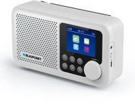 Blaupunkt - Radio portable FM DAB+ Bluetooth - horloge et fonction réveil - rechargeable via USB-C, DR8WH