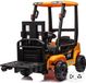 Vrooomy JCB Heftruck Full Option Elektrische Kinderauto 2 tot 6 jaar – Officieel Gelicentieerd Accuvoertuig met Functionele Laadvork & Pallet – 12V Kinderheftruck met Afstandsbediening, 3-puntsgordel & Soft-Start – Geel