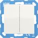 ION Industries V1/J1 Inbouw Wissel/Wissel Schakelaar - Alpin Wit