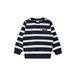 s.Oliver gestreepte sweater - marineblauw
