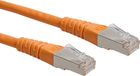 Roline patchkabel Cat.6 (Klasse E) S/FTP (PiMF), oranje, 5 m