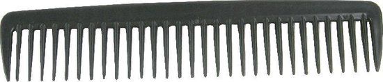 Hair Mode Haarkam - Zwart 18 cm - Bruin - Grove kam