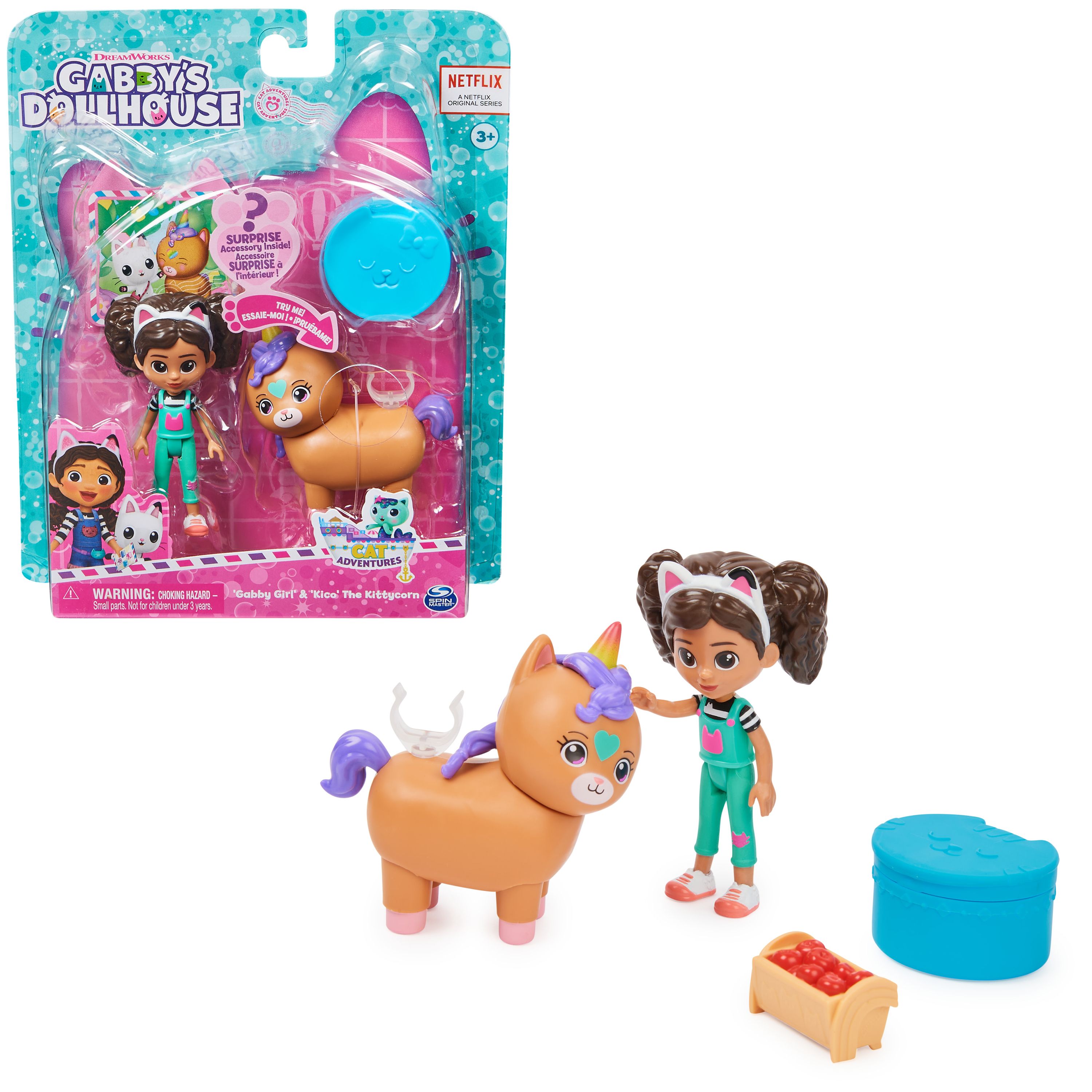 Gabby's Dollhouse Gabby and Kico The Kittycorn Toy Figure Set