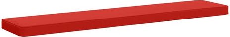 vidaXL Bankkussen VUGHT 1-delig 100% Polyester Rood 150 x 30 x 5 cm