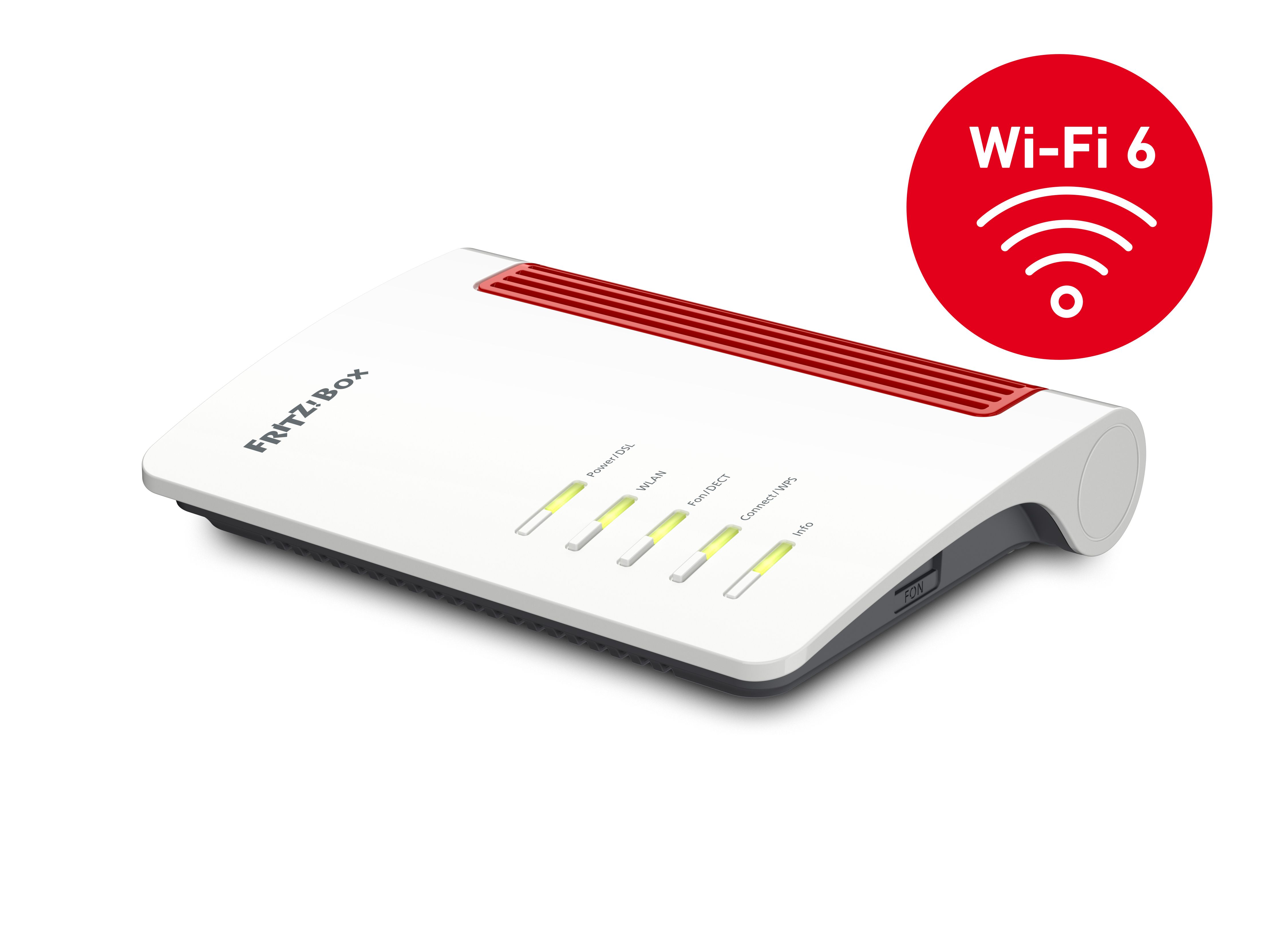 FRITZ! AVM FRITZ!Box 7530 AX - Wi-Fi 6 Router - Gigabit Ethernet - Dual-band