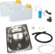 Novo 230V Mini-cuisine, présentoir de vente, kit, évier, pour camping-cars, 325x265x150mm, blanc