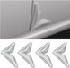 Kivora B.V. 4 stuks protecteurs d'angle de porte de voiture, protection pour coins de porte de voiture, protecteurs pour portes latérales de véhicule, protecteurs d'angle de porte de voiture anti-rayures (Transparent)