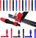 OEM Semsen Hengel riem set met elastische fixatie voor bescherming - 15 stuks hengel riemen - 3 hengeltip covers.