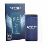 Savvies Screenprotector voor Oppo A5i Pro - Folie Beschermfolie transparant 6 Stuks