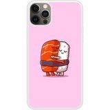 iPhone 12 Pro Sushi hug bedrukt siliconen hoesje