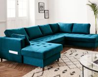 Mobilier Anna 7 places velours beige