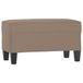 vidaXL Bankje 70x35x41 cm microvezelstof taupe