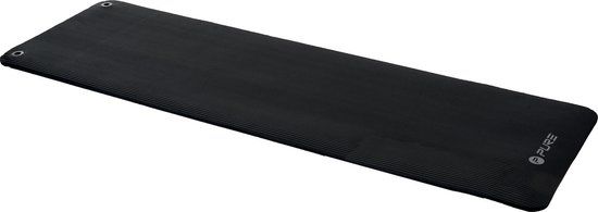 Pure2Improve Fitness Mat Pro XL - NBR - Black - 180x60x1.5cm - Includes Carrying Strap