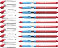 Schneider Slider Basic balpen (kapmodel met soft-grip zone en lijndikte XB) 10 stuks, rood