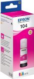 Epson EcoTank 104 inktvulling, magenta, voor inkjetprinters, opbrengst: 7500 pagina's, 1 stuk