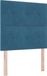 vidaXL Hoofdbord Donkerblauw 90 cm Fluweel