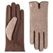 Roeckl Vingerhandschoenen 'GRÜNWALD' beige / donkerbruin