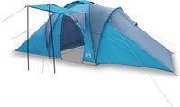 vidaXL Koepeltent 6-persoons waterdicht blauw