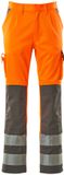 Mascot Safe Compete Broek met kniezakken 07179-860 - hi-vis oranje/antraciet - C66 - 90