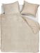 Ambiante Plush Teddy dekbedovertrek - Tweepersoons - 200x200/220 - Zand