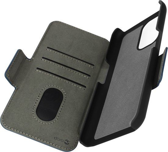 Doro Wallet Case Blauw voor Doro 8220