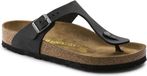 Birkenstock Gizeh Teenslippers Zwart Nubuck Maat 38