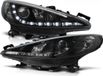 Viking Choice AP Onderdelen B.V. Koplampen met parkeerlicht PEUGEOT 207 05 06-06 12 ZWART