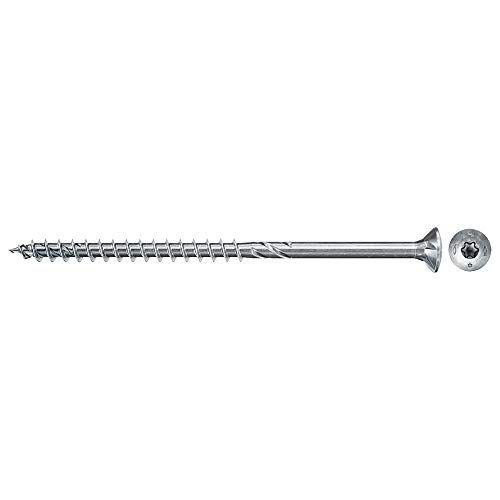 Fischer 50 x spaanplaatschroef Power-Fast II 4,5 x 40, verzonken kop met binnenster TX gedeeltelijke schroefdraad galvanisch verzinkt, blauw gepassiveerd (artikelnr. 670664)